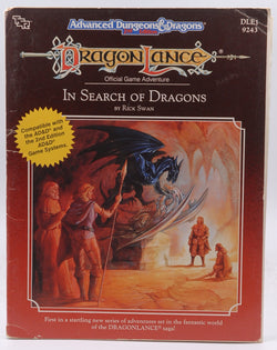 In Search of Dragons (AD&D/Dragonlance Module DLE1), by Swan, Rick  