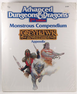 AD&D 2e Monstrous Compendium Greyhawk Adventures Appendix 2107 Shrinkwrap, by Staff  