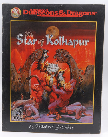 AD&D 2nd Ed RPGA The Star of Kolhapur, by Michael Selinker  