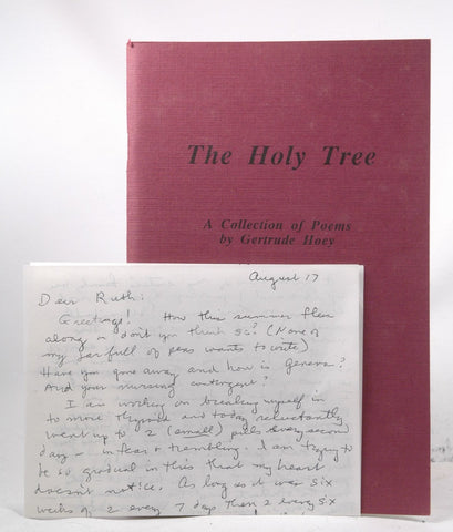 The Holy Tree w/letter, by Gertrude Hoey  