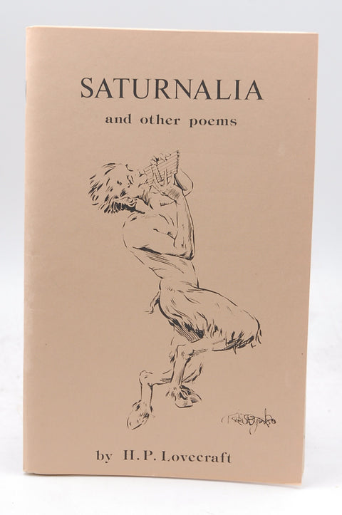 SATURNALIA AND OTHER POEMS (Crypt of Cthulhu, #21)., by H. P. (Joshi S. T. (ed)). Lovecraft  