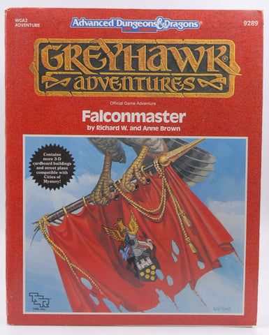 Falconmaster (AD&D 2nd Ed Fantasy Roleplaying, Greyhawk Module WGA2), by Brown, Anne  