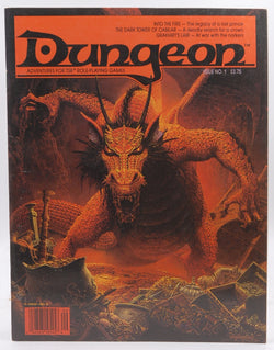 Dungeon Magazine Adventure for TSR Role-Playing Games Issue 1, by   