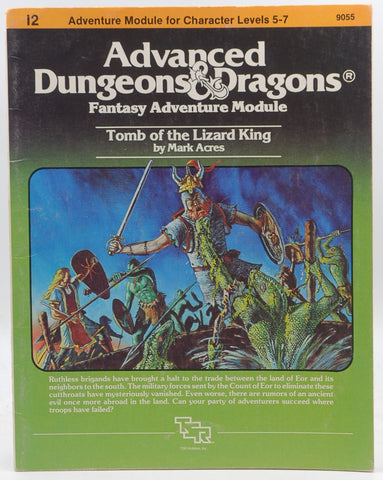 Tomb of the Lizard King  (Advanced Dungeons & Dragons/AD&D Module I2), by Acres, Mark  