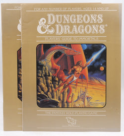 D&D BECMI Immortals Rules Books, by Gygax, Arneson, Mentzer  