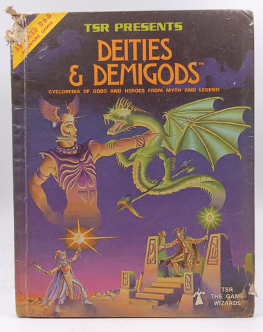 AD&D 144pp Cthulhu Deities & Demigods Damaged, by James Ward  
