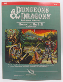 Horror on the HIll (Dungeons and Dragons), by Douglas Niles  