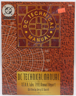 DC Technical Manual: S.T.A.R. Labs 1993 Annual Report (DC Heroes Role-playing Game), by Jerry A. Novick  