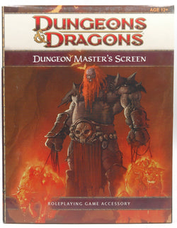 D&D 4e Dungeon Master's Screen VG++, by Staff  