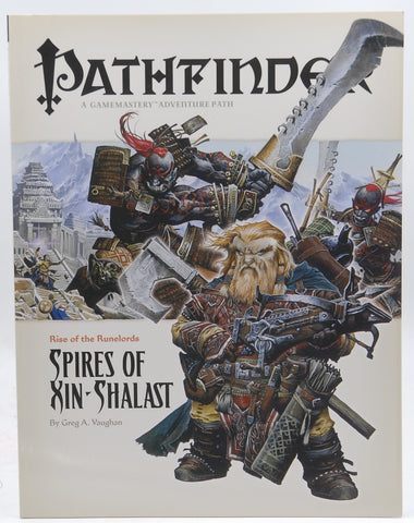 Pathfinder #6 Rise Of The Runelords: Spires of Xin-Shalast, by Vaughan, Greg A.  