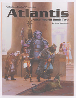 Rifts World Book 2: Atlantis VG+, by Kevin Siembieda Signed 