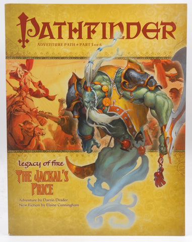 Pathfinder Adventure Path: Legacy Of Fire #3 - The Jackal's Price (Pathfinder Adventure Path, 3), by Jacobs, James  