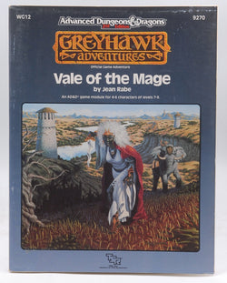 Vale of the Mage (Advanced Dungeons & Dragons/Greyhawk Module WG12), by Rabe, Jean  