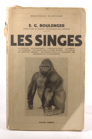 Les singes., by Boulenger E. G.  