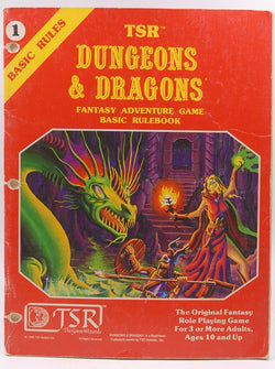 D&D Basic Rules Booklet Moldvay Edition, by Gygax, Arneson, Moldvay  