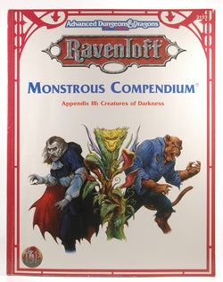 Monstrous Compendium Appendix III: Creatures of Darkness (Advanced Dungeons & Dragons, 2nd Edition, Ravenloft Accessory/2153) (No 3), by Teeuwynn Woodruff, Nicky Rea, Shane Hensley, Kirk Botulla  