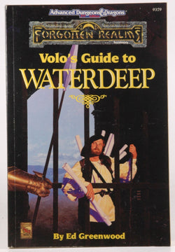 AD&D 2e Volo's Guide to Waterdeep w/Map Forgotten Realms, by Ed Greenwood  
