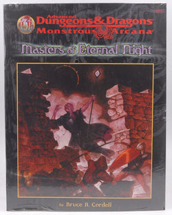 AD&D 2e Masters of Eternal Night SW New, by Bruce R Cordell  