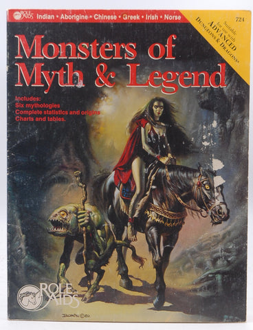 Monsters of Myth & Legend (Role Aids), by Greg Gorden  