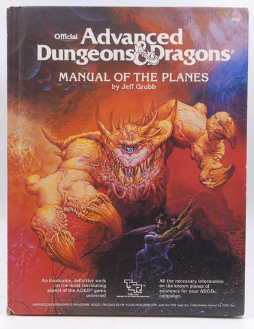 Advanced Dungeons & Dragons: Manual Of The Planes, by   