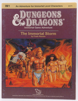 The Immortal Storm (D&D Module IM1), by Mentzer, Frank  