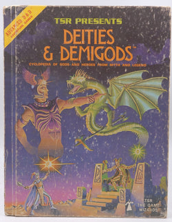 AD&D Deities & Demigods 2nd Printing Cthulhu 144pp, by Ward, Kuntz  