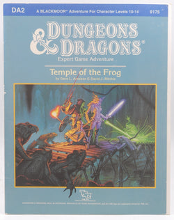 Temple of the Frog (AD&D Fantasy Roleplaying, Module DA2), by David J. Ritchie, Dave L. Arneson  