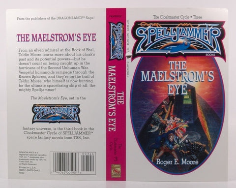 AD&D Spelljammer The Maelstrom's Eye Novel Printers Proof Rare, by Roger E Moore  First Edition