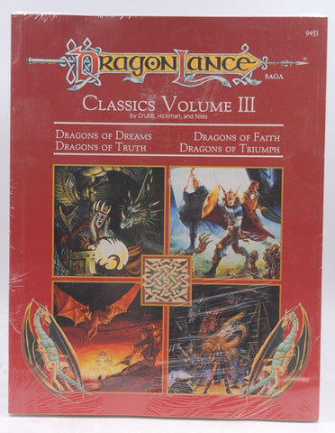 AD&D Dragonlance Classics Volume III VG+ With Map SW, by Staff  
