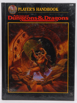 Player's Handbook Advanced Dungeons & Dragons (2nd Ed Fantasy Roleplaying), by Cook, David Zeb  