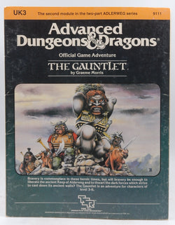 The Gauntlet (Advanced Dungeons & Dragons Module UK3), by Morris, Graeme  