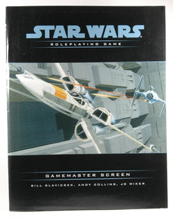 Gamemaster Screen (Star Wars Roleplaying Game), by Collins, Andy, Wiker, J.D., Slavicsek, Bill  