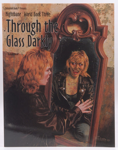 Nightbane World Book 3 Through the Glass Darkly, by Staff Signed 