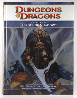 Player's Option: Heroes of Shadow: A 4th Edition D&D Supplement, by Wizards RPG Team  