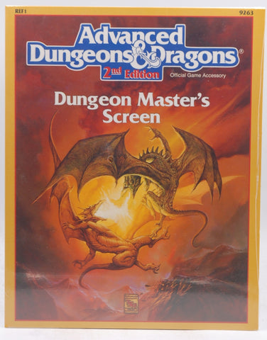 AD&D 2nd Ed Dungeon Master Screen 9263 w/Module, by   