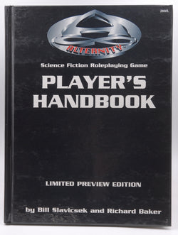 Limited Preview Edition Alternity Alt Logo, by Slavicsek, Baker Signed First Edition