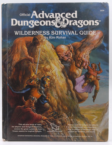 Official Advanced Dungeons and Dragons: Wilderness Survival Guide, by Kim Mohan  