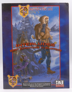 Interludes: Brief Expeditions to Bluffside (d20 Fantasy Roleplaying Supplement), by Quinn, Jeff  