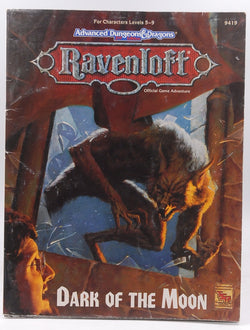 Dark of the Moon (AD&D 2nd Ed Roleplaying, Ravenloft Adventure), by   