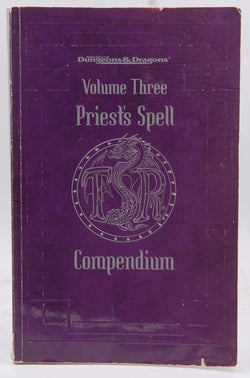 Priest's Spell Compendium, Volume 3 (Advanced Dungeons & Dragons), by Wizards Team  