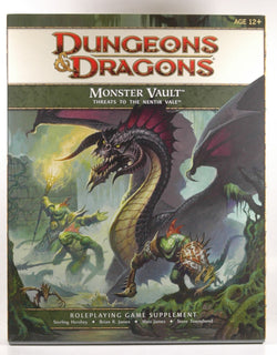 D&D 4e Monster Vault Threats to Nentir Vale Dungeons & Dragons VG++, by Sterling Hershey, et al  