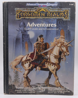 Forgotten Realms Adventures (Advanced Dungeons and Dragons Hardcover Accessory Rulebook), by Grubb, Jeff  