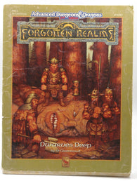 Dwarves Deep (Advanced Dungeons & Dragons Accessory FR11), by Greenwood, Ed  