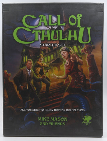 Call of Cthulhu Starter Set, by Chaosium Inc,Mike Mason,Paul Fricker,Gavin Inglis,Mark Morrison,John Sullivan,Keith Herber,Chris Spivey,Dan Kramner,Sandy Petersen,Lynn Willis  