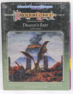 AD&D Dragonlance Dragon's Rest DLA3, by Rick Swan  