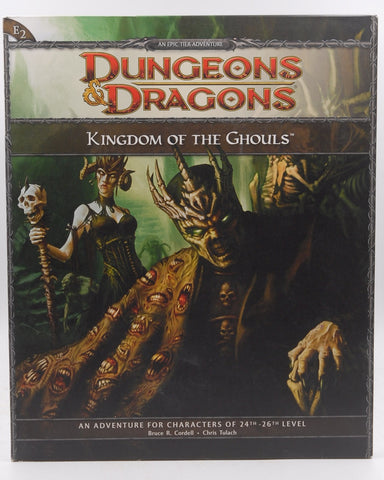 Kingdom of the Ghouls: Adventure E2 for 4th Edition Dungeons & Dragons (D&D Adventure), by Cordell, Bruce R.,Tulach, Chris  