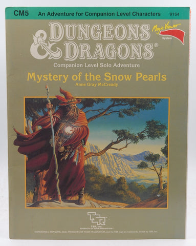 Mystery of the Snow Pearls (Dungeons & Dragons Module CM5), by McCready, Anne Gray  