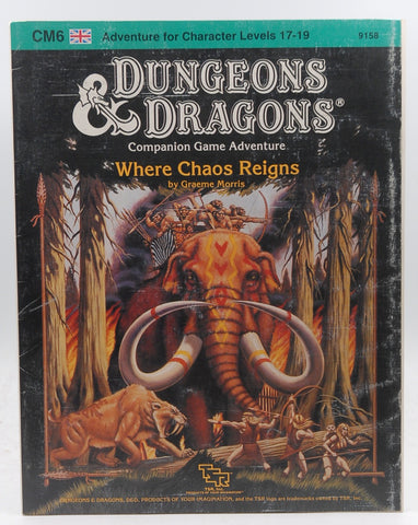 CM6 Where Chaos Reigns G+, by Graeme Morris  