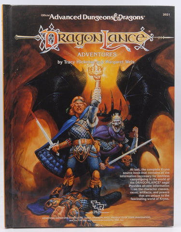 Dragonlance Adventures (Advanced Dungeons and Dragons), by Tracy Hickman, Margaret Weis  