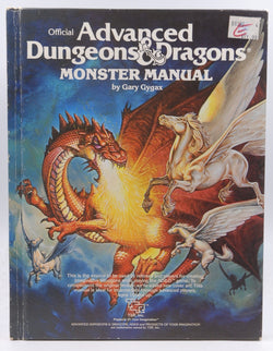Advanced Dungeons & Dragons Monster Manual: An Alphabetical Compendium of all the Monsters Found in AD&D, Including Attacks, Damage, Special Abilities, and Descriptions, by Gary Gygax  